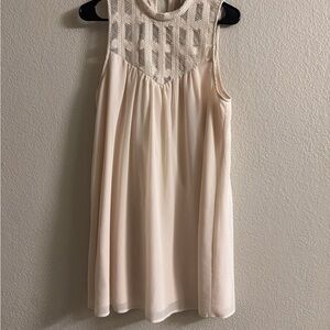Forever 21 Cream Midi Dress